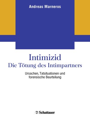 cover image of Intimizid--Die Tötung des Intimpartners